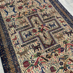 Old Persian Gabbeh Rug c. 1980