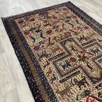 Old Persian Gabbeh Rug c. 1980
