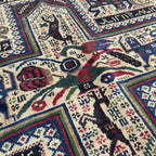 Old Persian Gabbeh Rug c. 1980