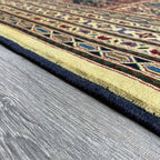 Afghan Ziegler Rug 'Tray of Flowers' (Merino Wool)