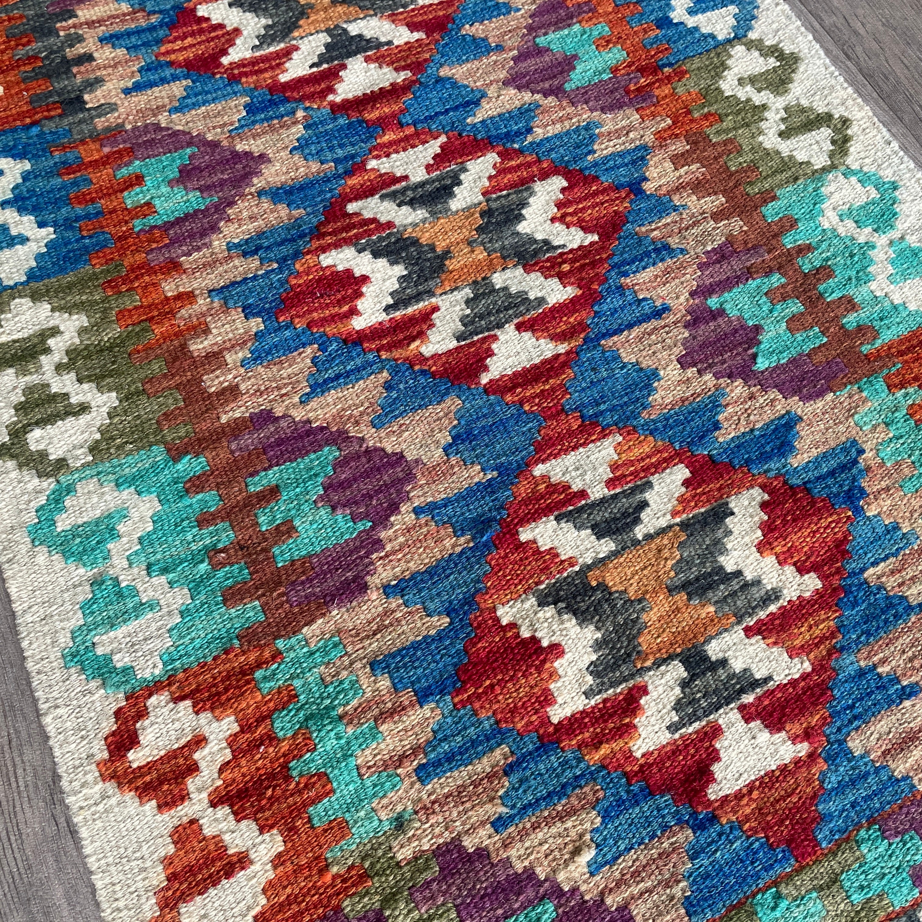 Afghan Kilim Door Mat