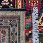 Afghan Ziegler Rug 'Tray of Flowers' (Merino Wool)