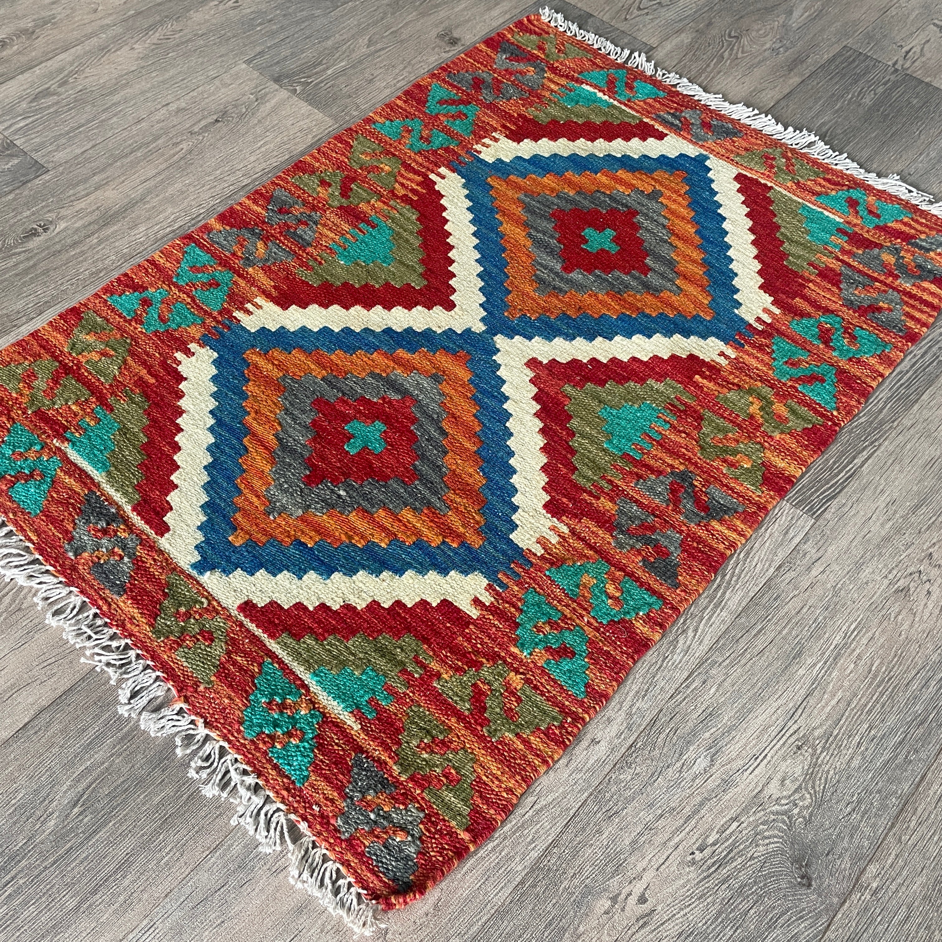 Afghan Kilim Door Mat