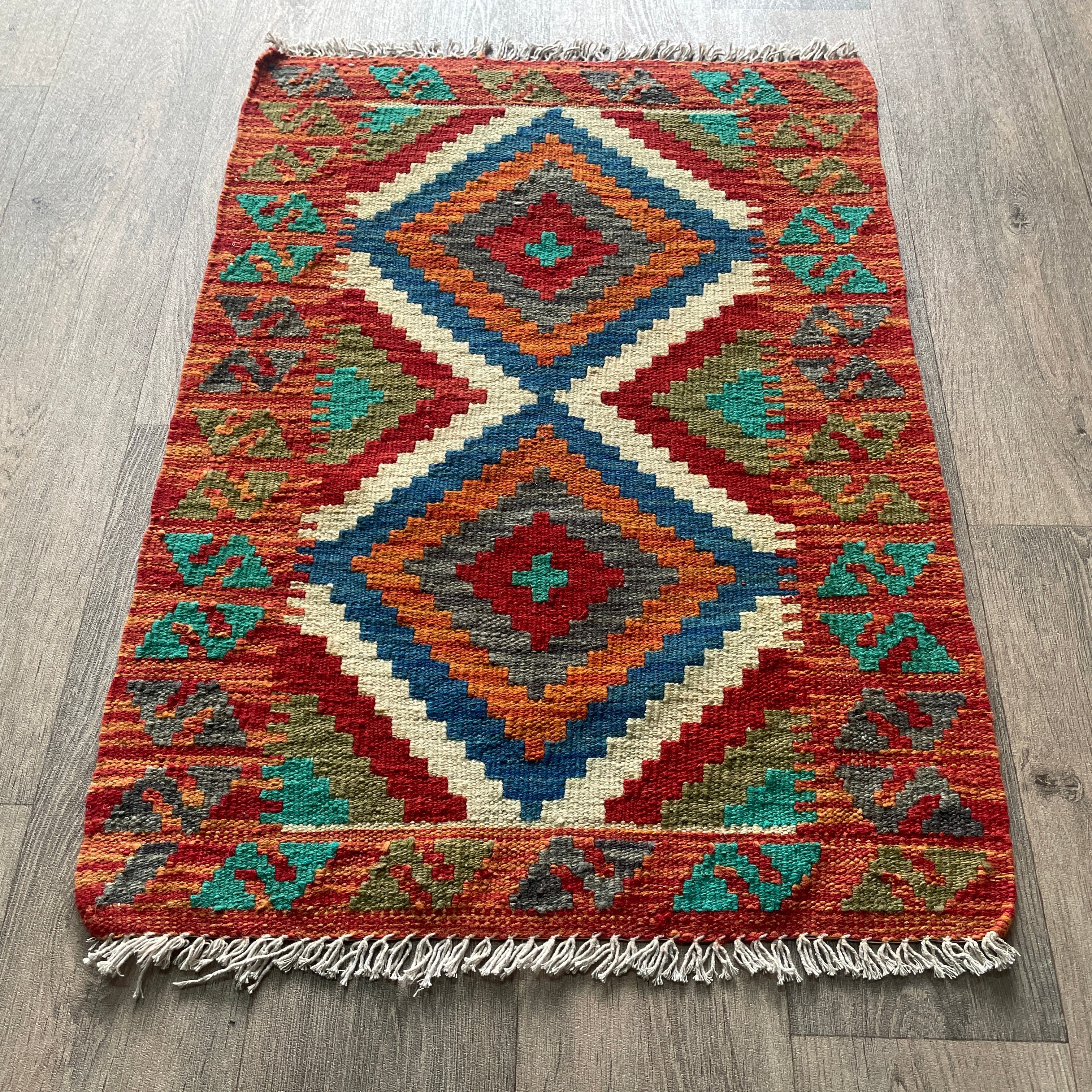 Afghan Kilim Door Mat