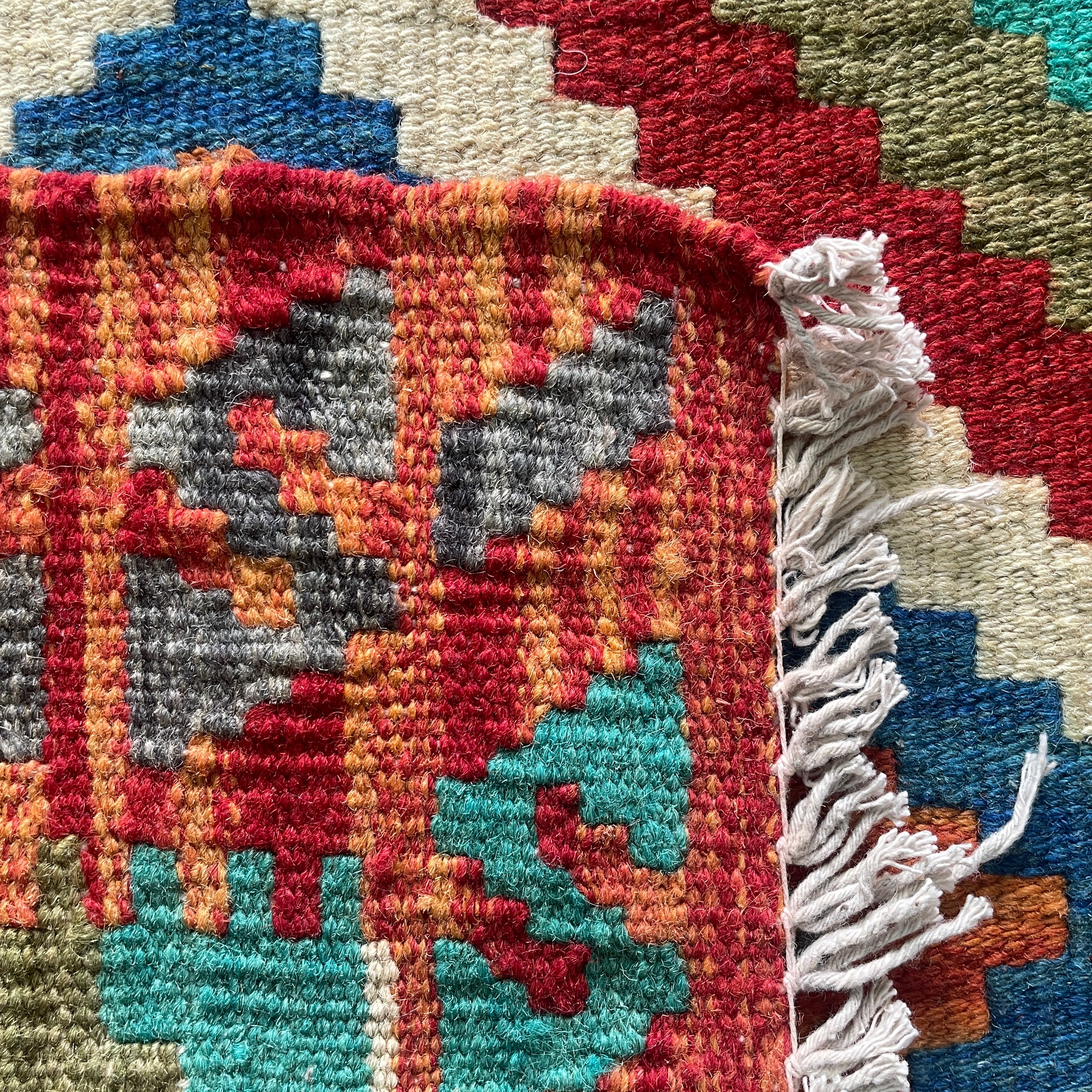 Afghan Kilim Door Mat