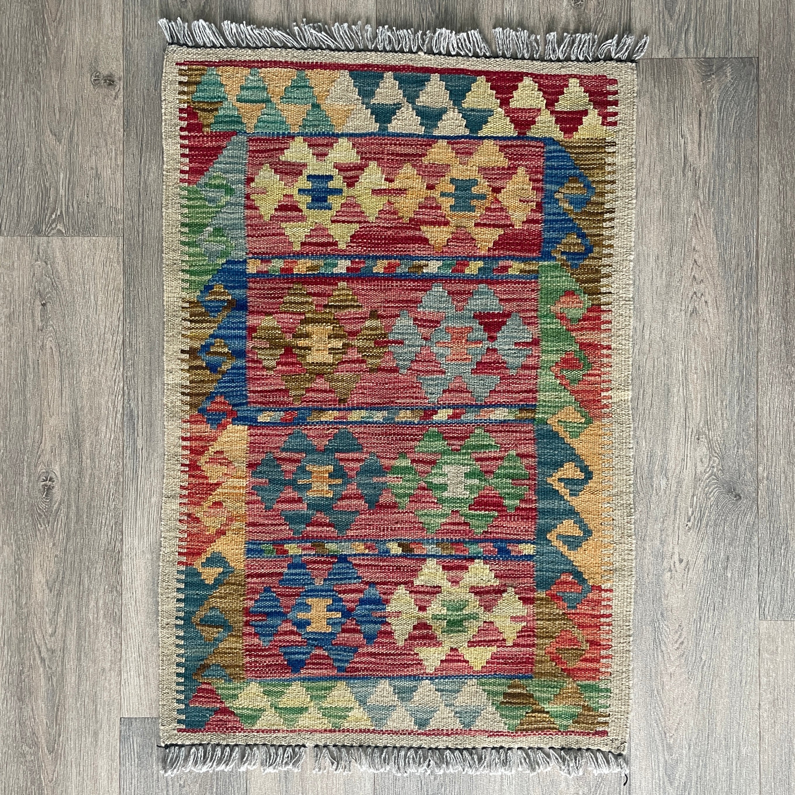 Afghan Kilim Door Mat