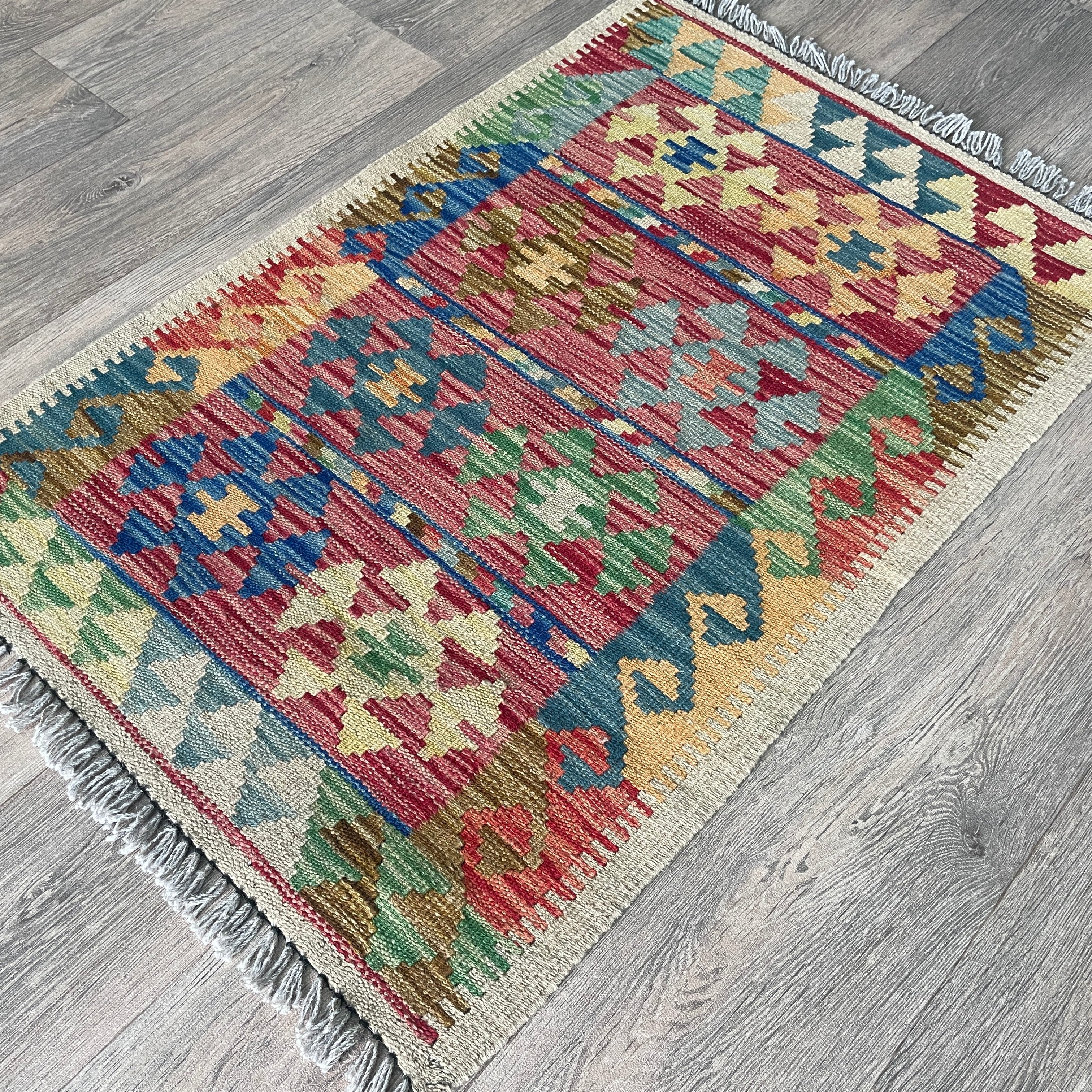 Afghan Kilim Door Mat