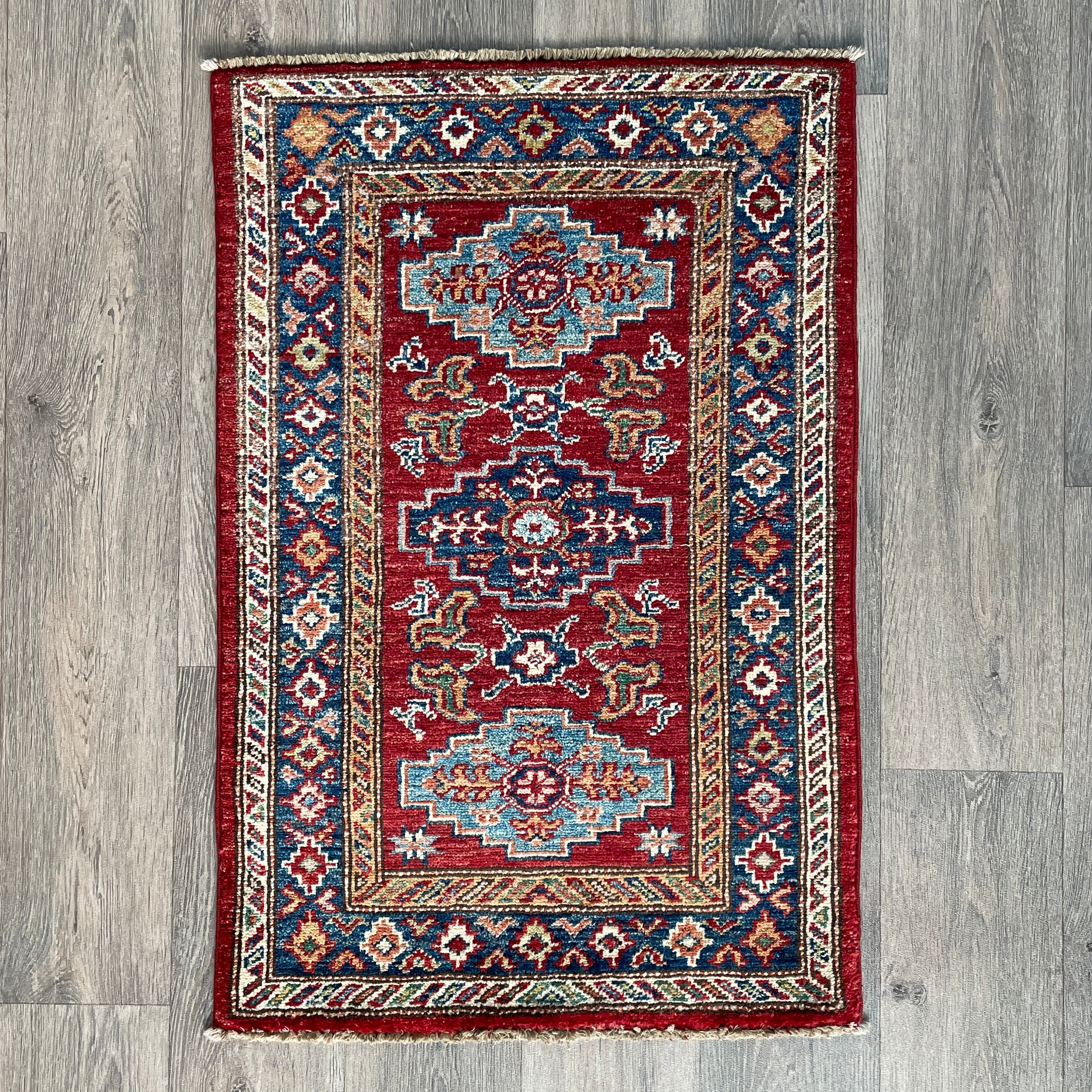 Afghan Super Kazak Small Rug