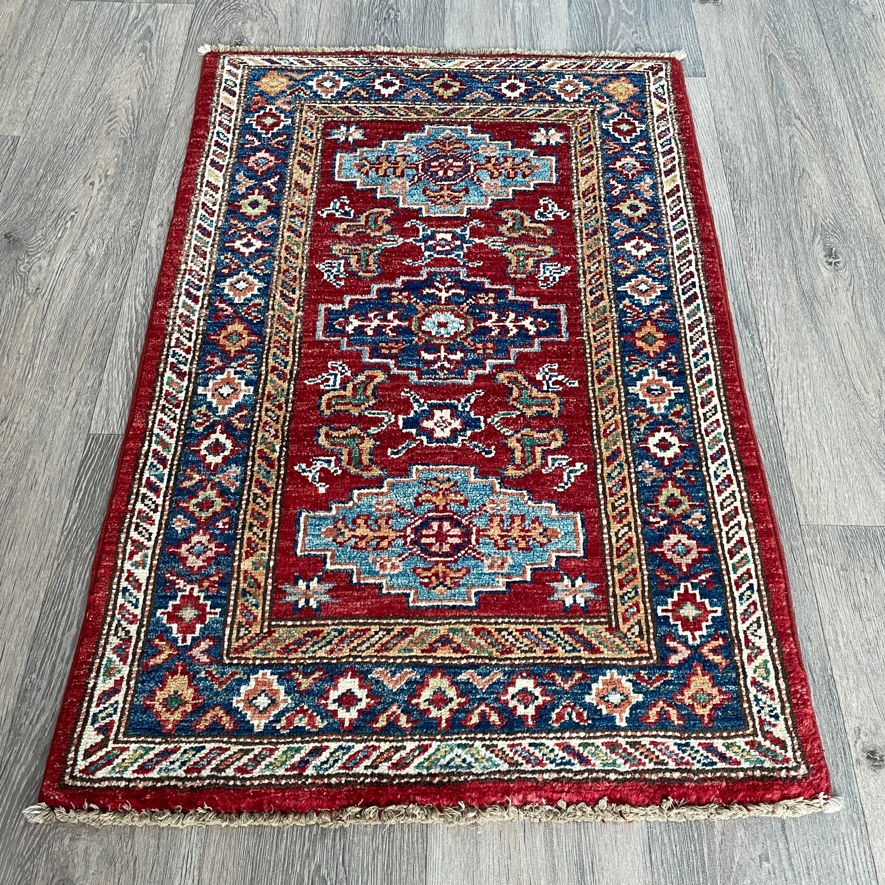 Afghan Super Kazak Small Rug