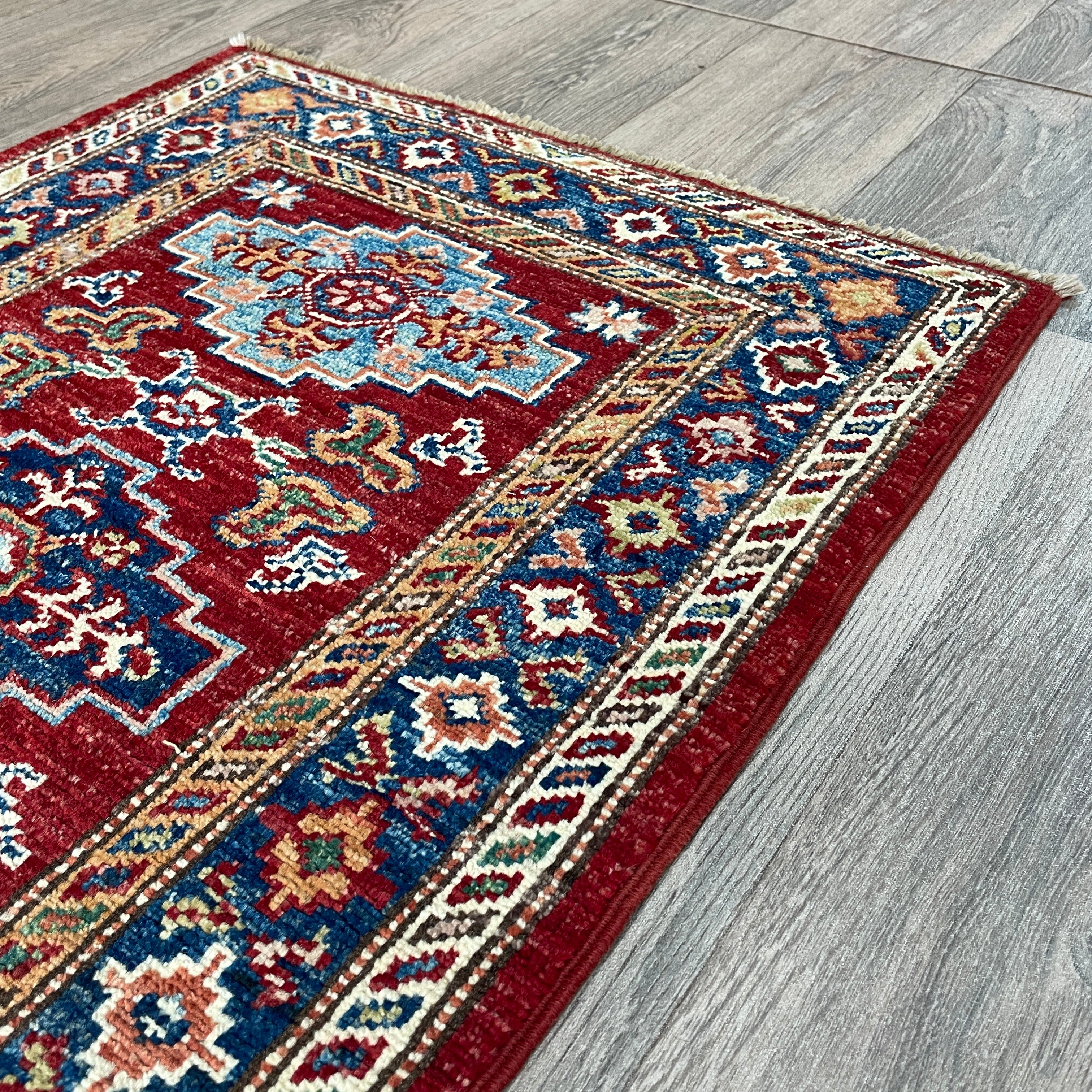 Afghan Super Kazak Small Rug
