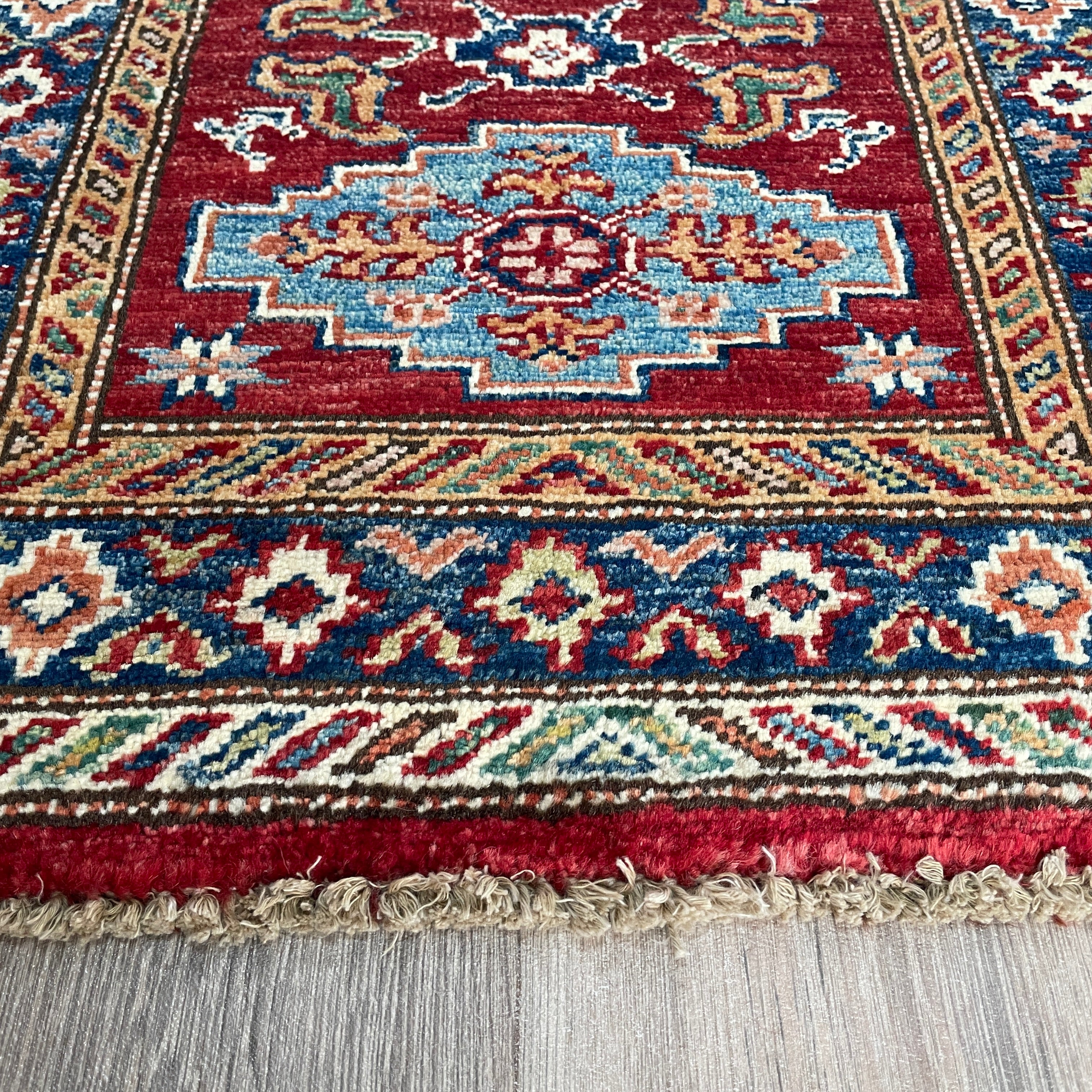 Afghan Super Kazak Small Rug