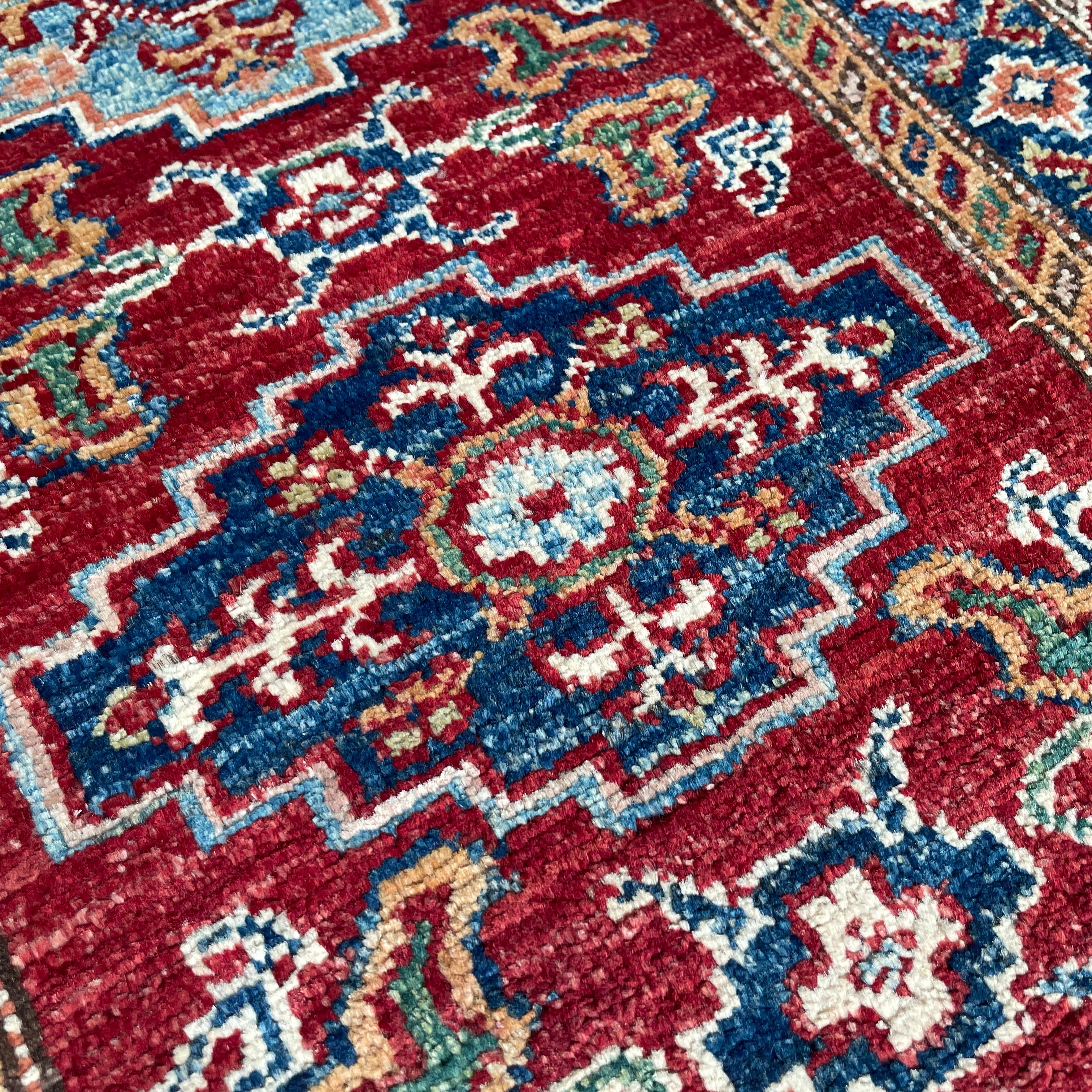 Afghan Super Kazak Small Rug