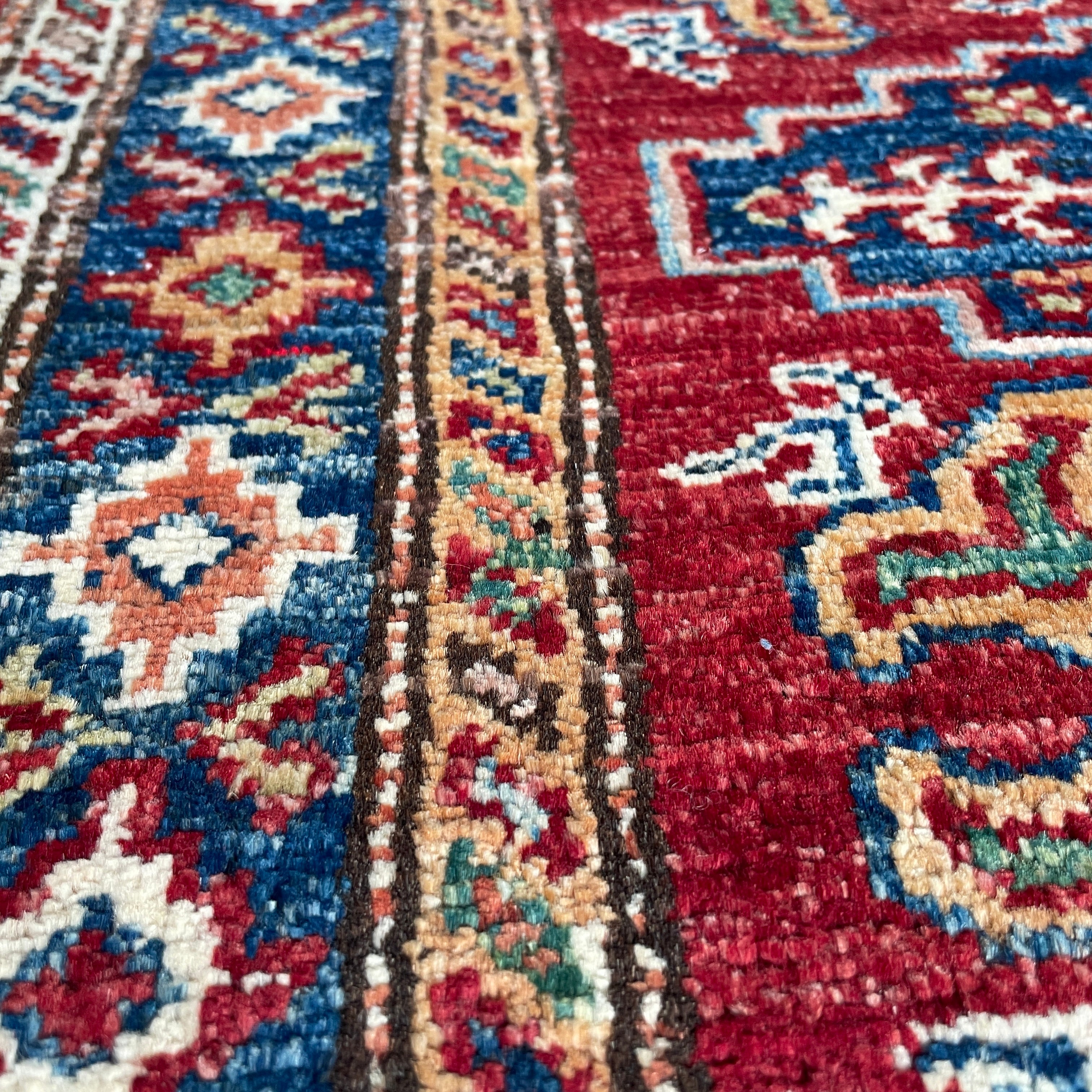 Afghan Super Kazak Small Rug