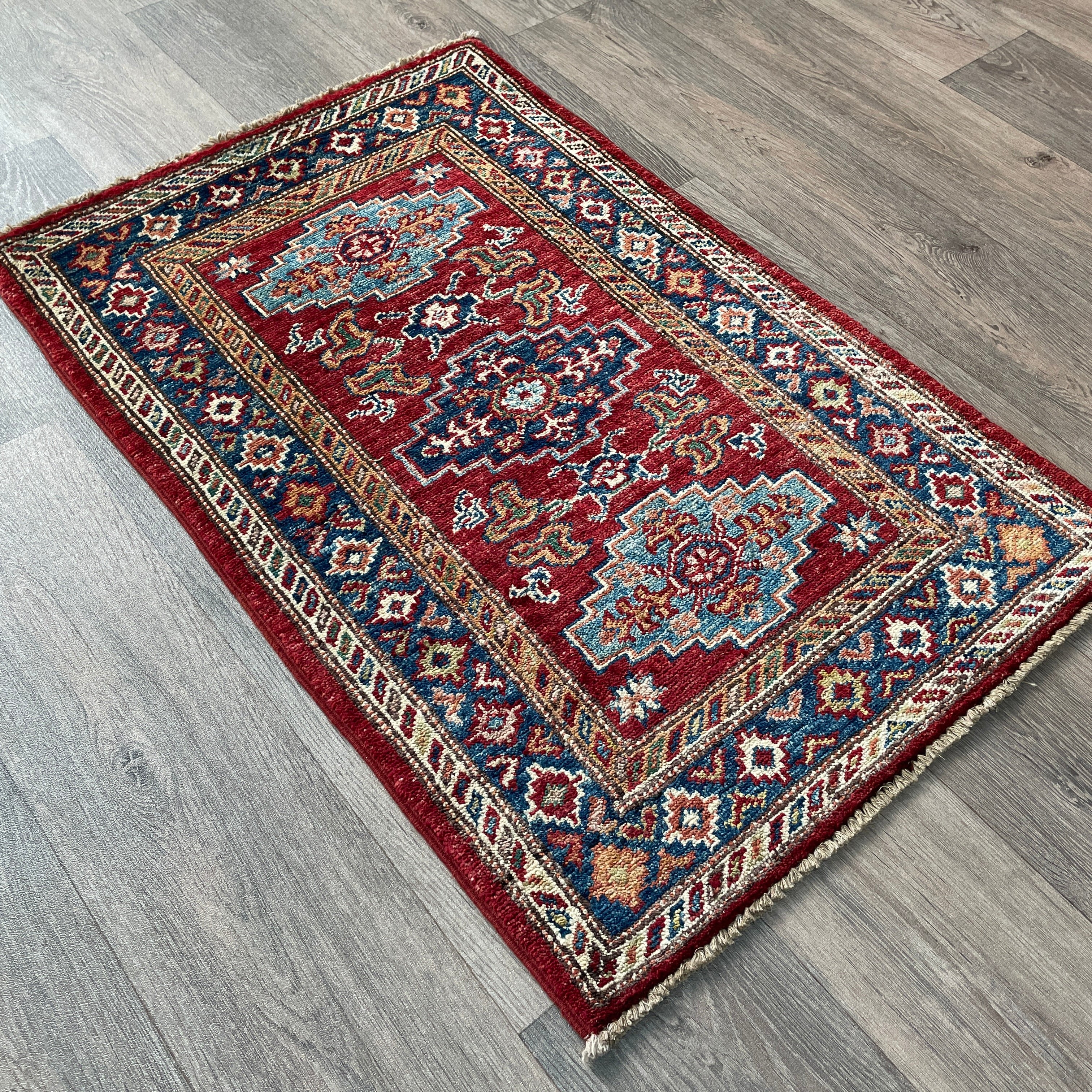 Afghan Super Kazak Small Rug
