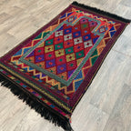Afghan Soumak Kilim Rug