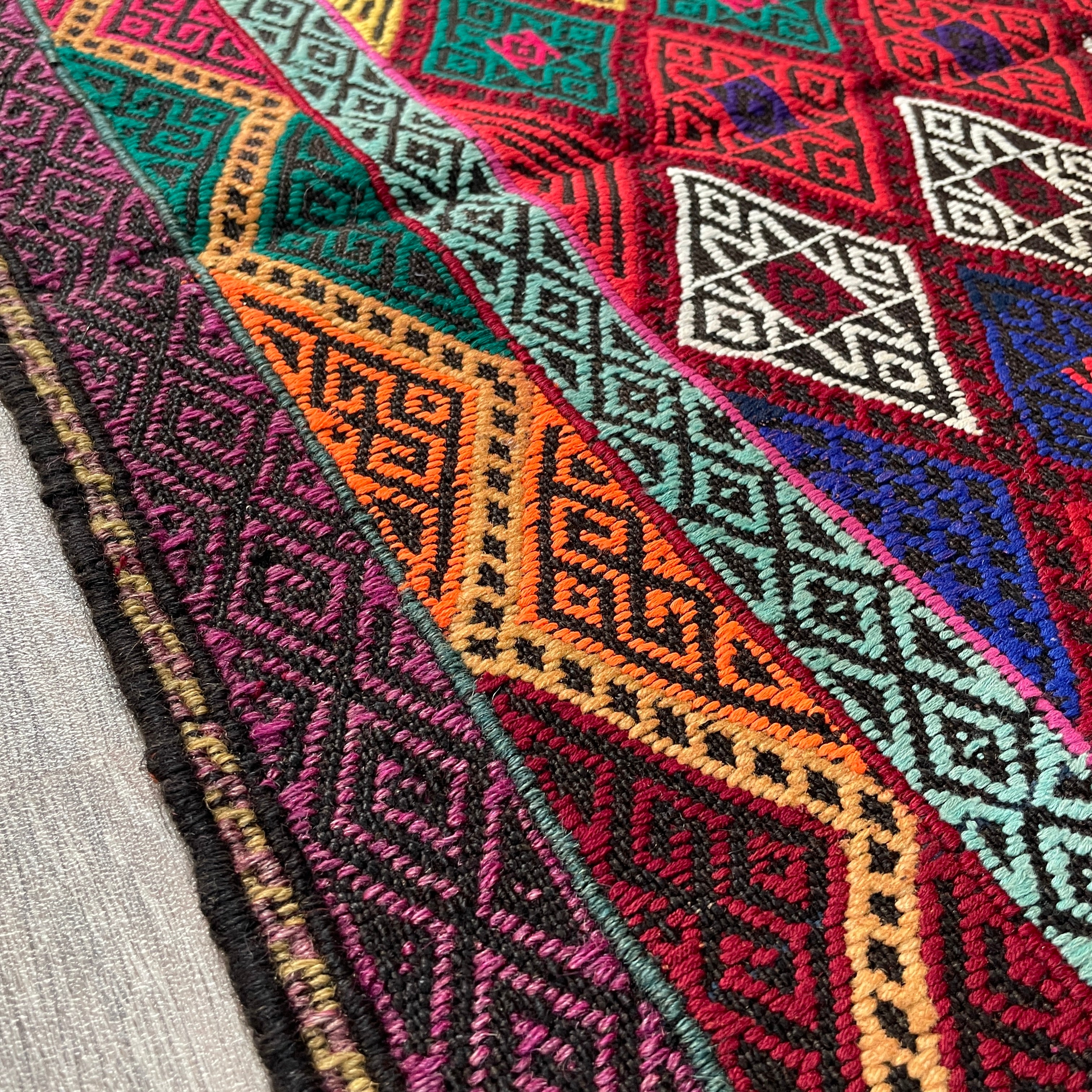 Afghan Soumak Kilim Rug