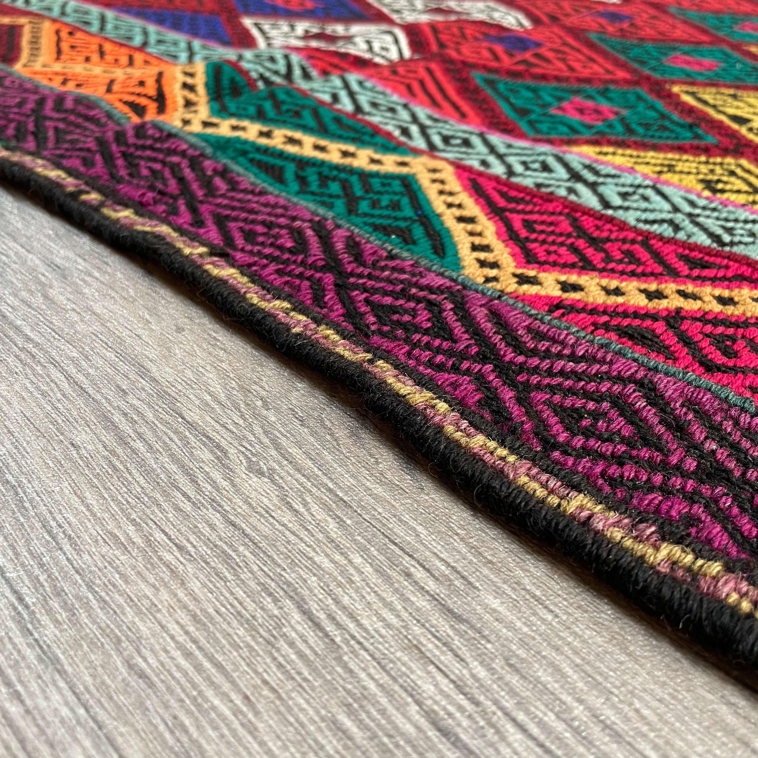 Afghan Soumak Kilim Rug