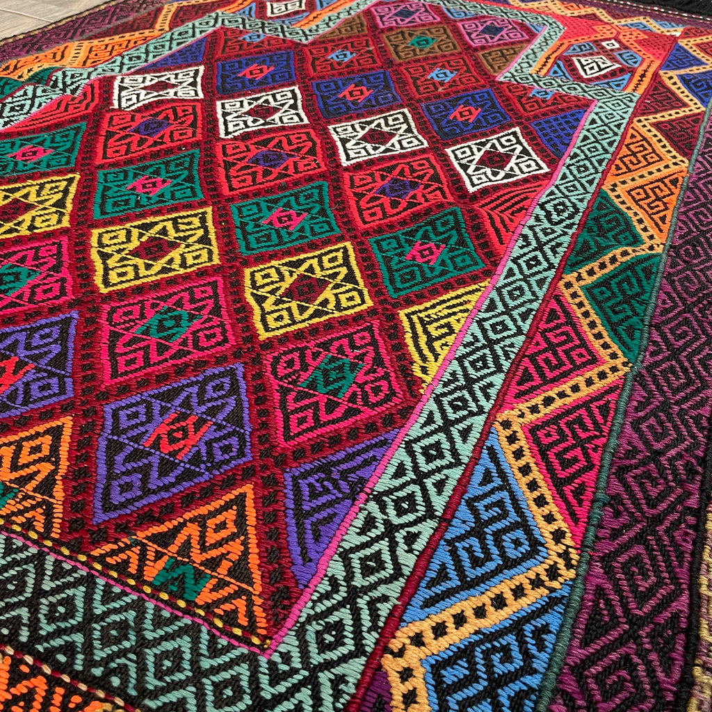 Afghan Soumak Kilim Rug