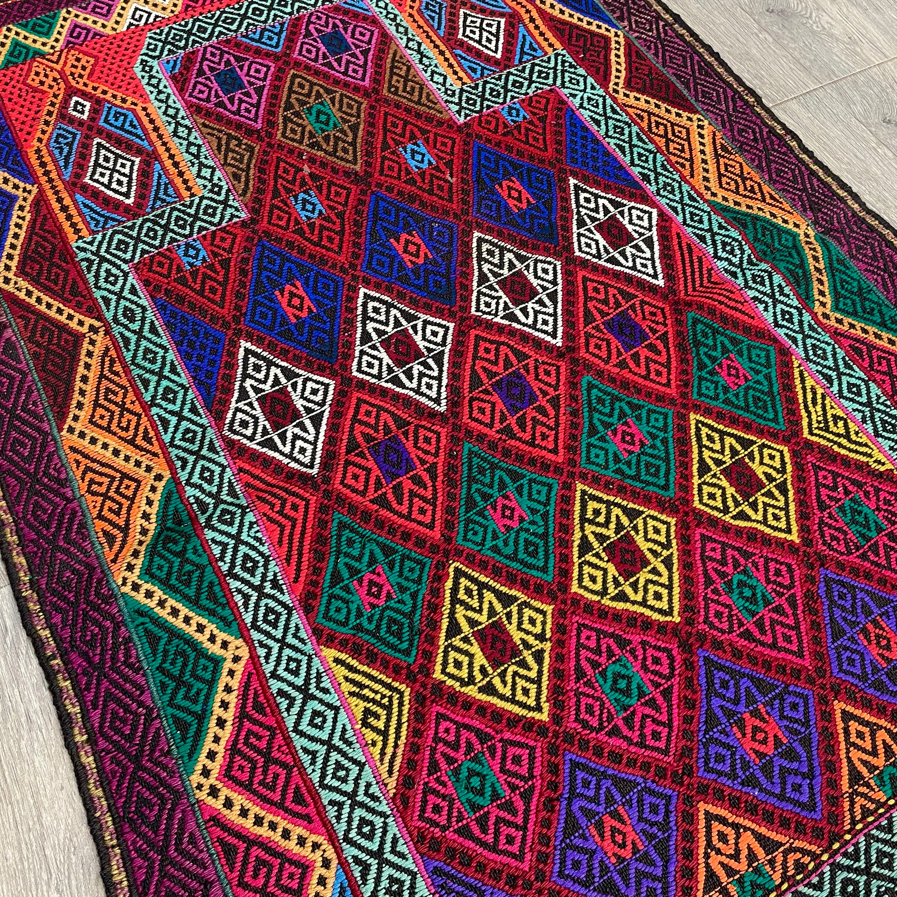 Afghan Soumak Kilim Rug