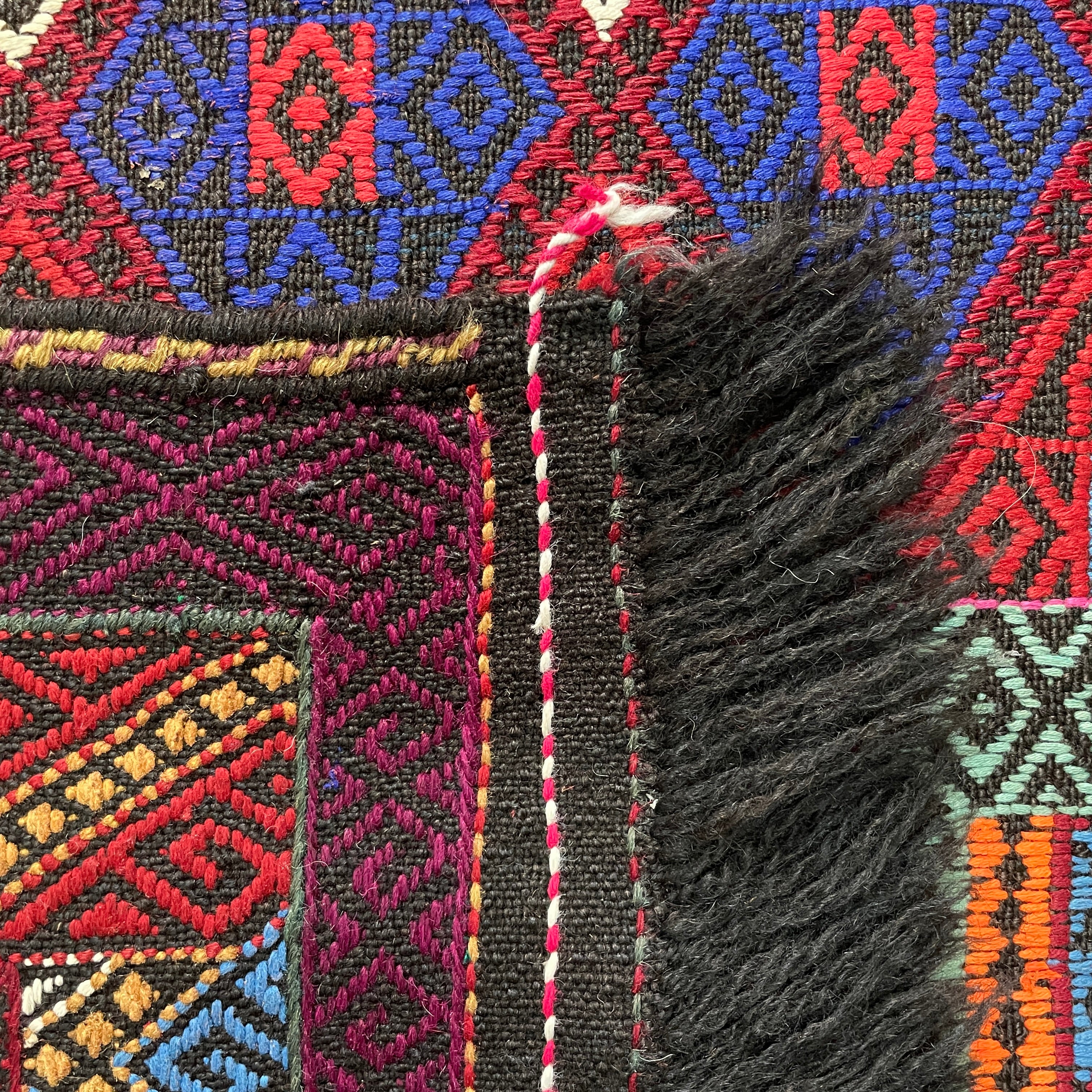 Afghan Soumak Kilim Rug