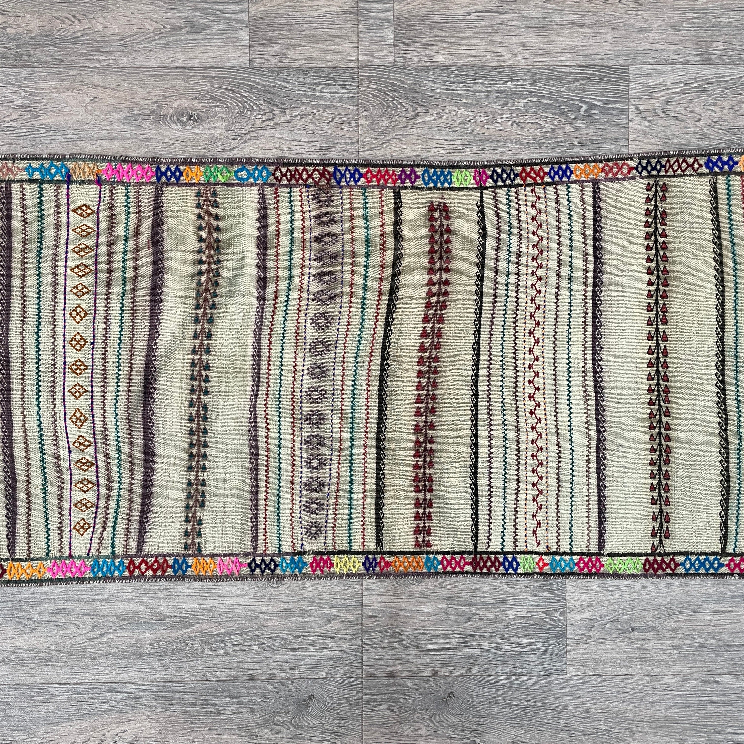 Afghan Soumak Kilim Runner