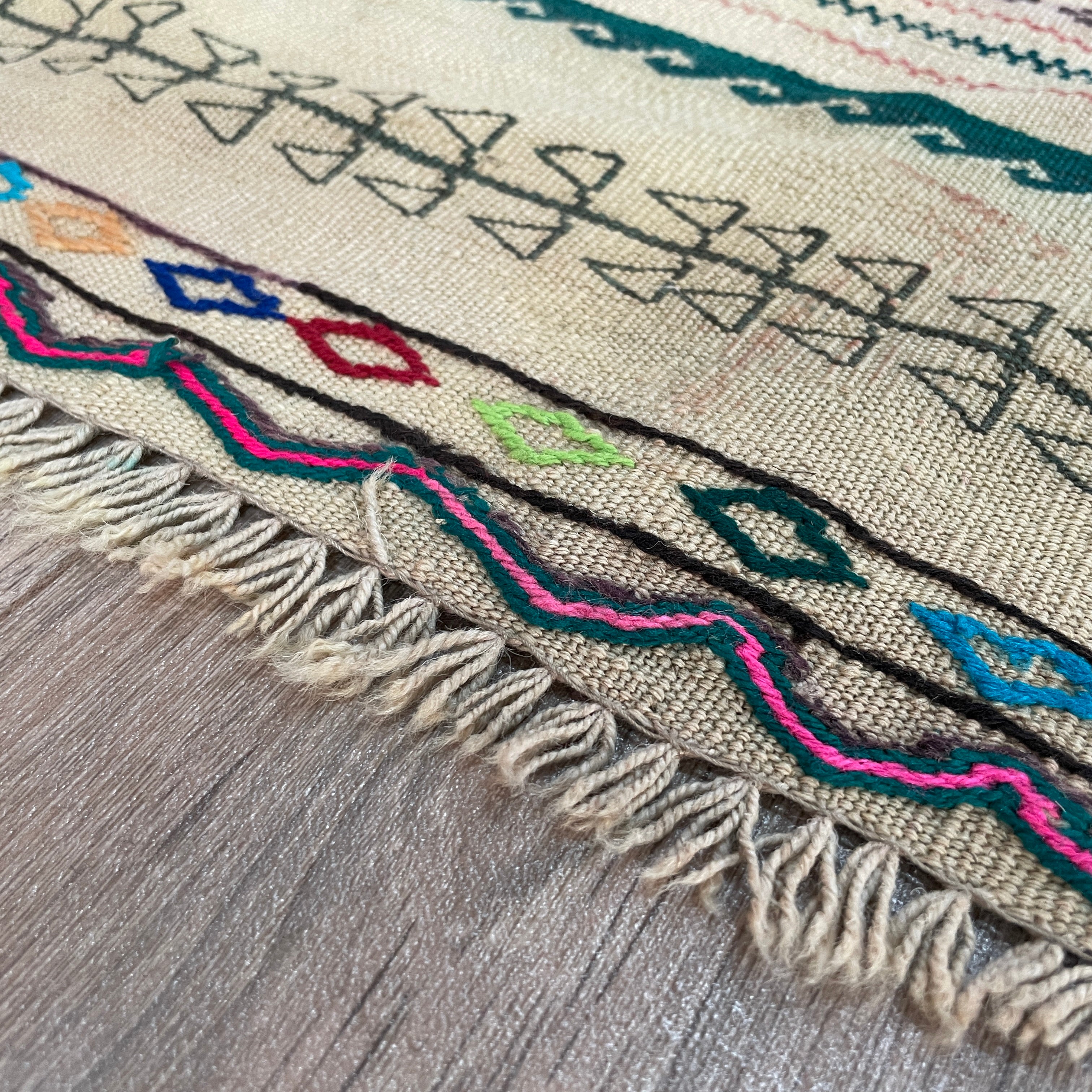 Afghan Soumak Kilim Runner