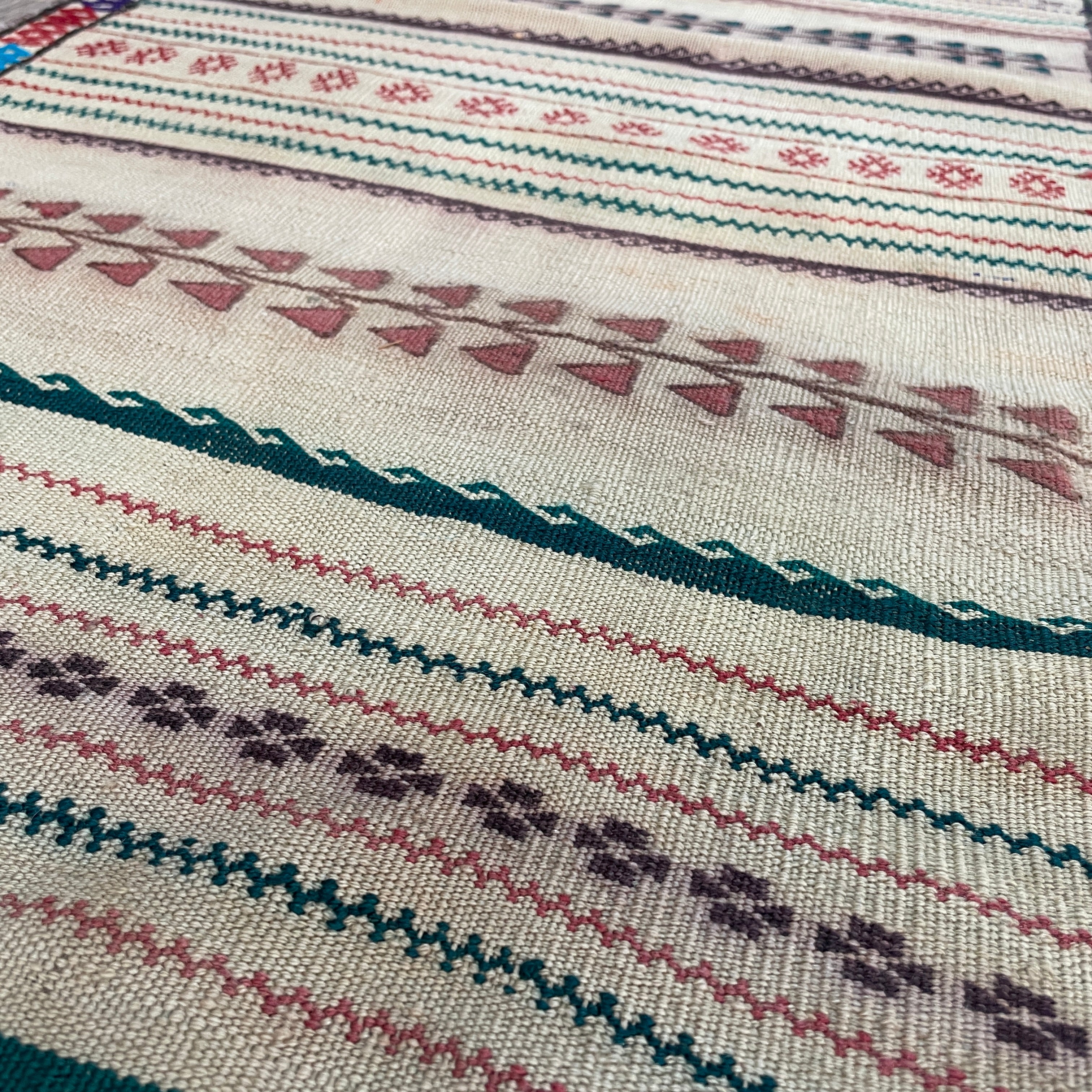 Afghan Soumak Kilim Runner