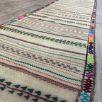 Afghan Soumak Kilim Runner
