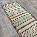 Afghan Soumak Kilim Runner