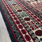 Afghan Fine Maliki Soumak Kilim Rug