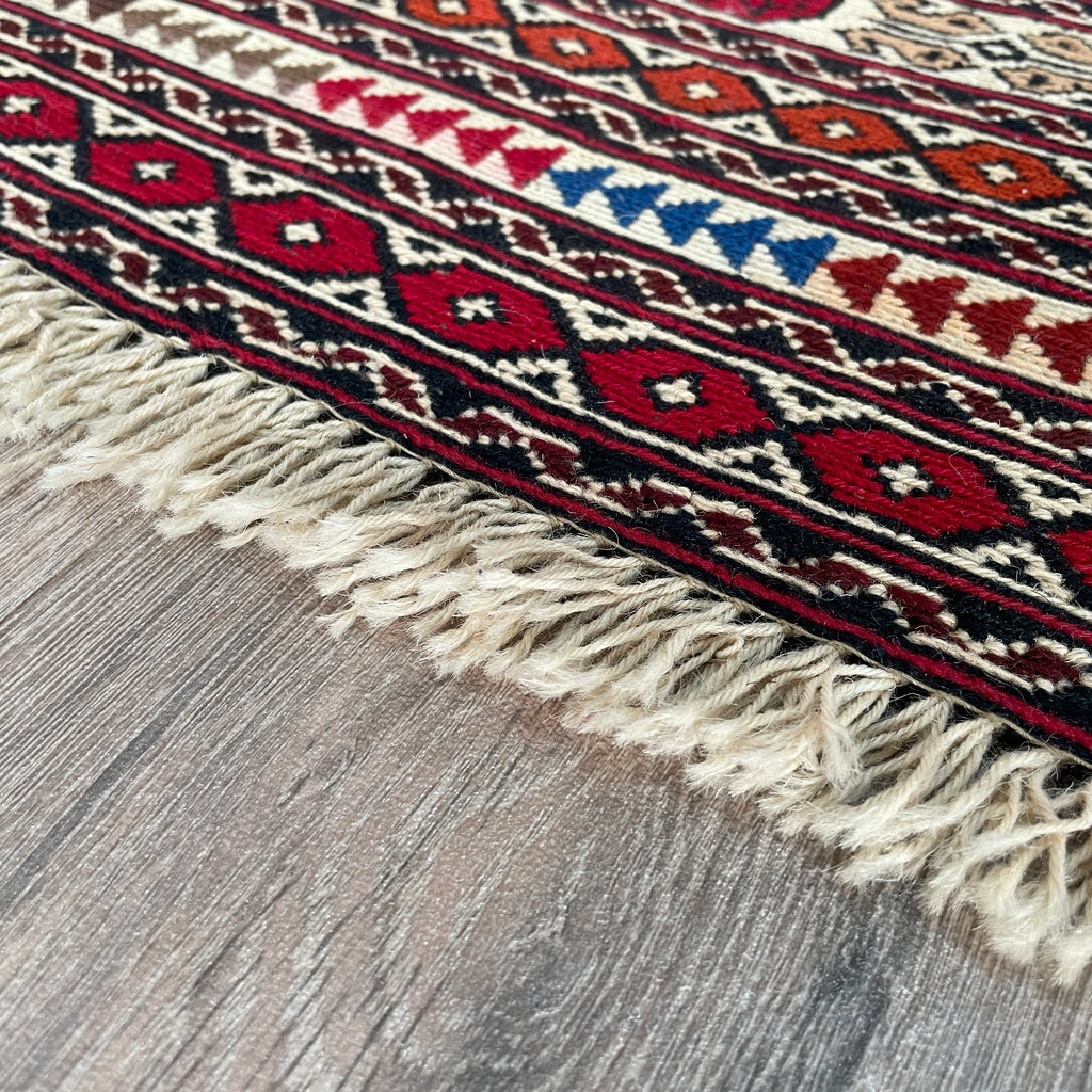 Afghan Fine Maliki Soumak Kilim Rug