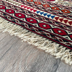 Afghan Fine Maliki Soumak Kilim Rug