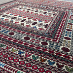 Afghan Fine Maliki Soumak Kilim Rug