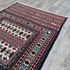 Afghan Fine Maliki Soumak Kilim Rug