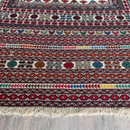 Afghan Fine Maliki Soumak Kilim Rug