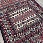 Afghan Fine Maliki Soumak Kilim Rug