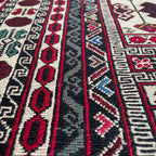 Afghan Fine Maliki Soumak Kilim Rug