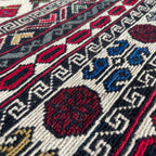 Afghan Fine Maliki Soumak Kilim Rug