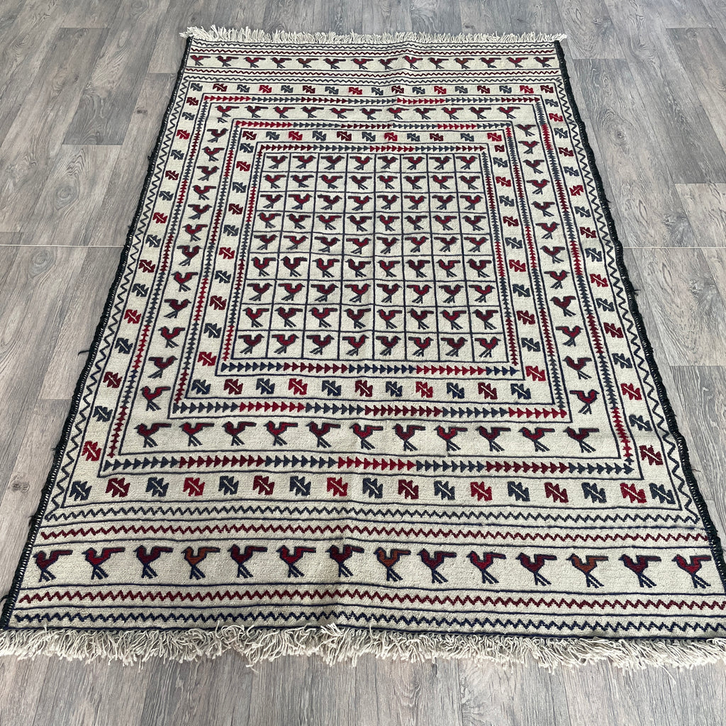 Afghan Adraskan Kilim Rug