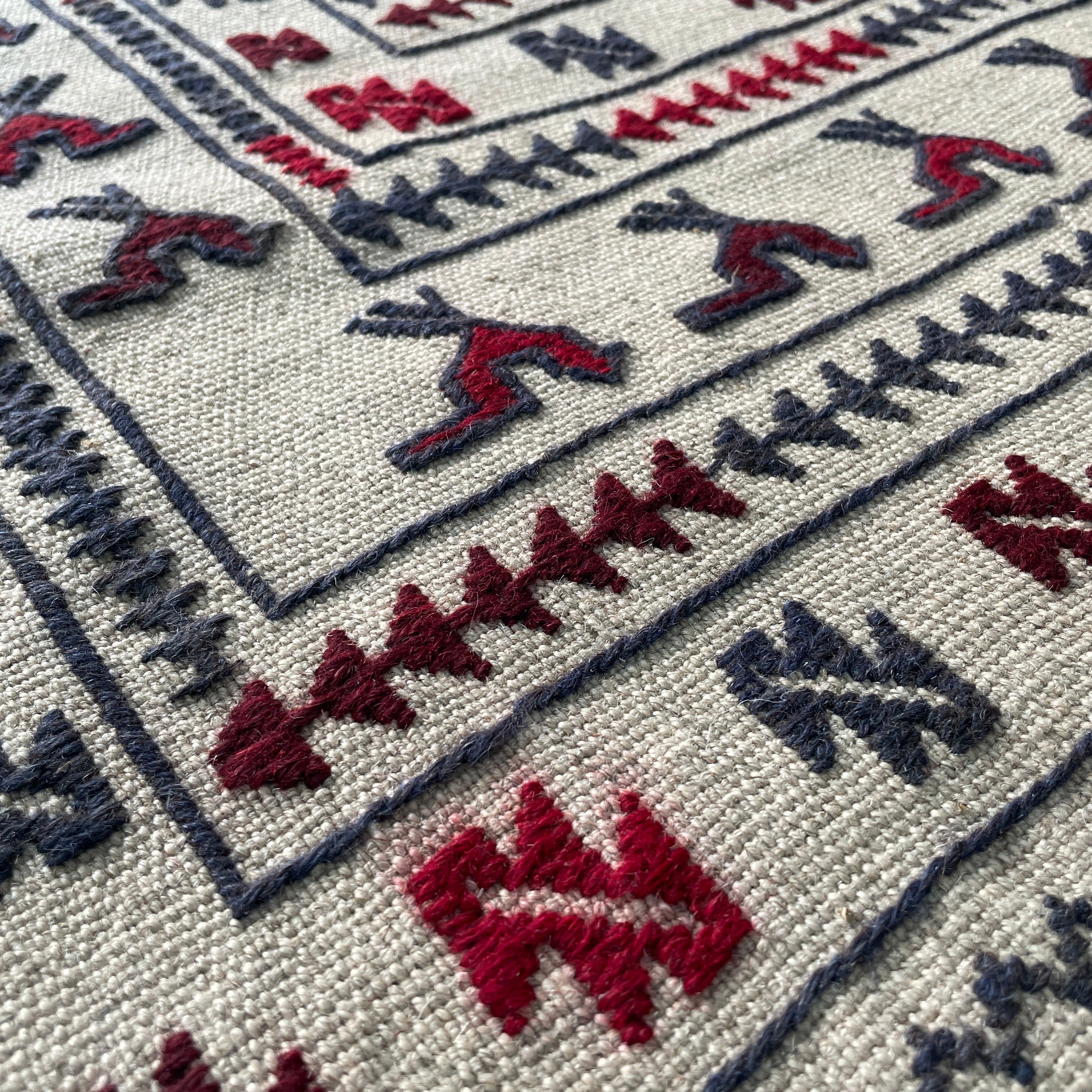 Afghan Adraskan Kilim Rug