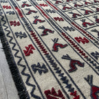 Afghan Adraskan Kilim Rug