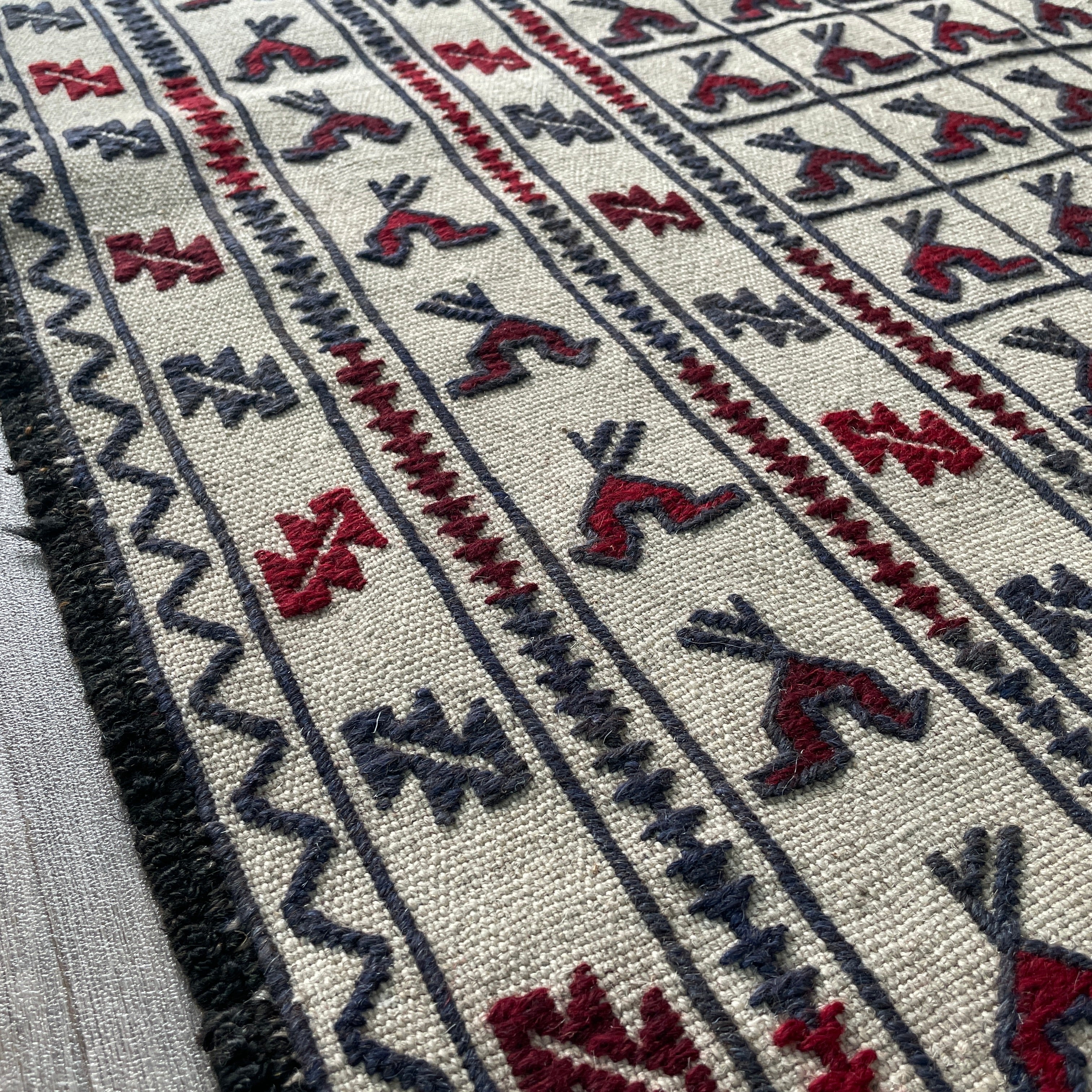 Afghan Adraskan Kilim Rug