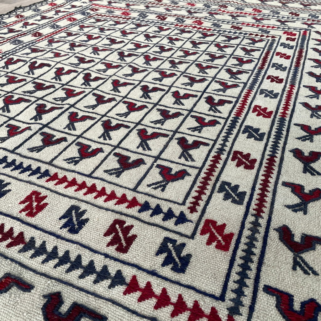 Afghan Adraskan Kilim Rug
