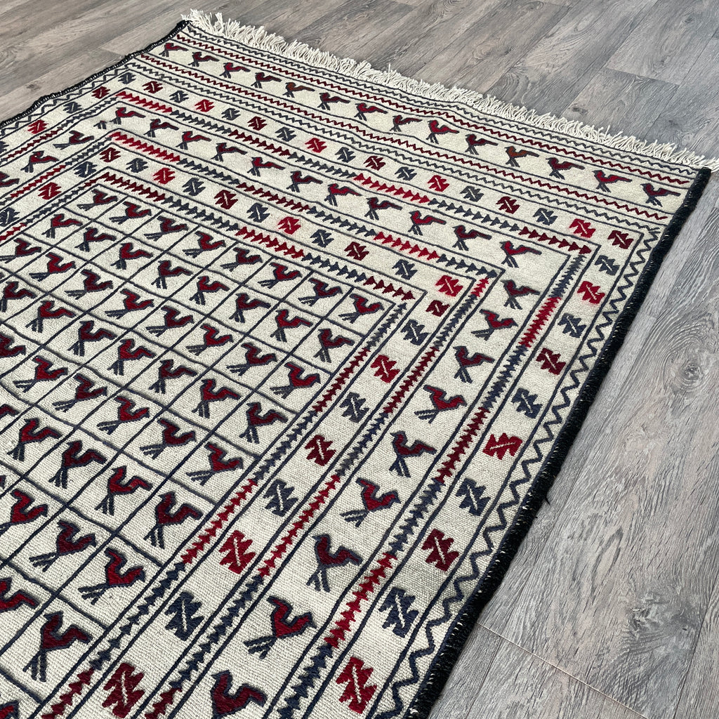 Afghan Adraskan Kilim Rug
