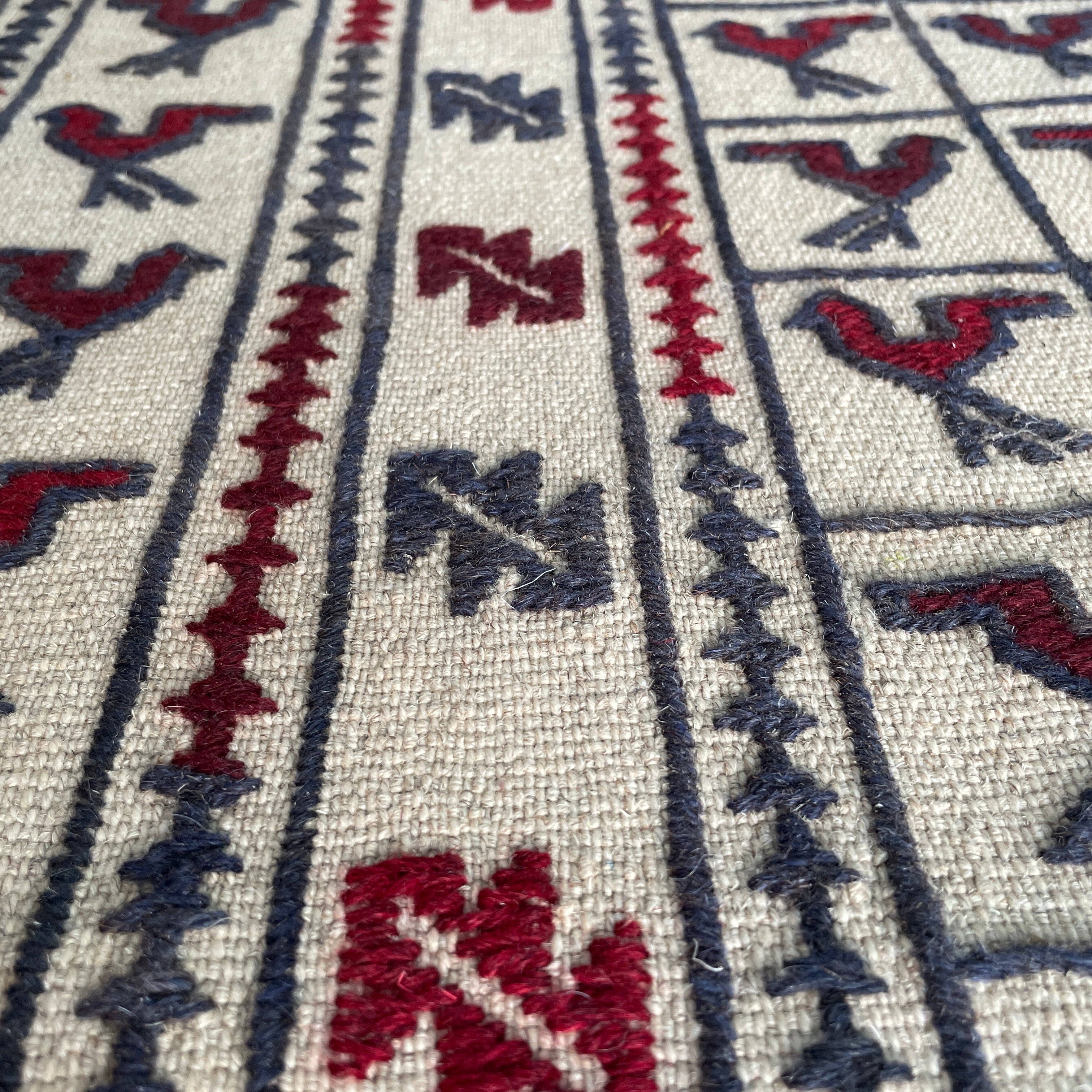 Afghan Adraskan Kilim Rug