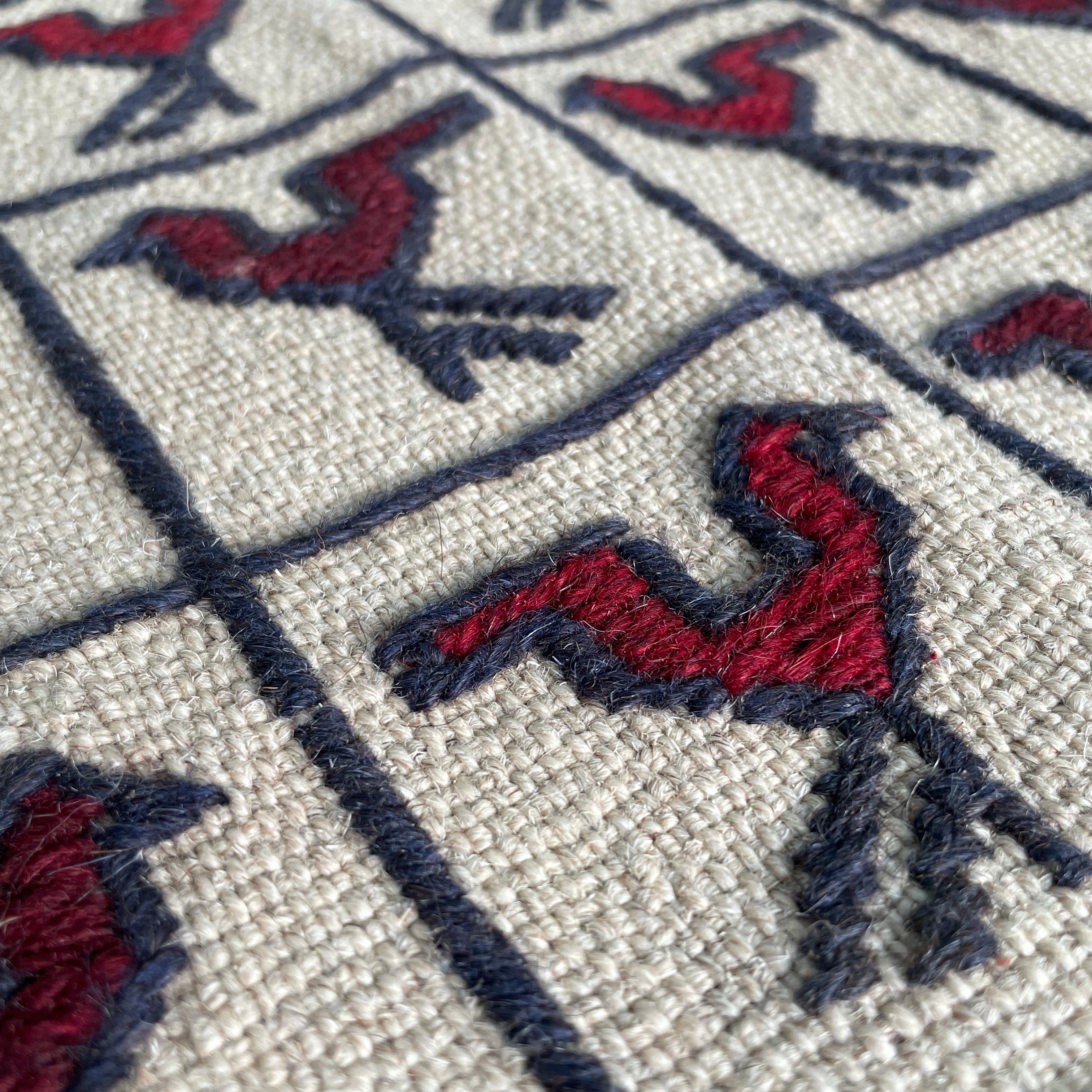 Afghan Adraskan Kilim Rug