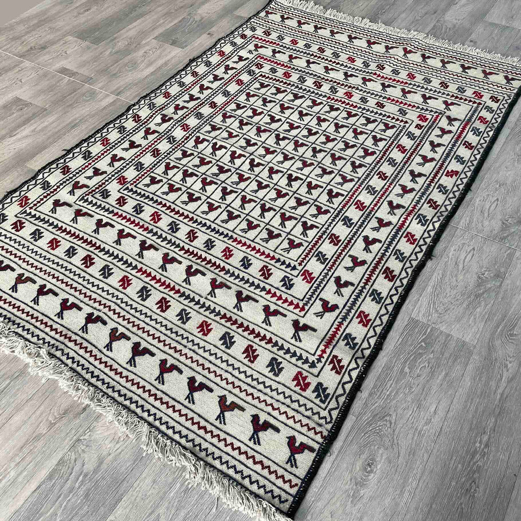 Afghan Adraskan Kilim Rug