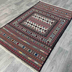 Afghan Fine Maliki Soumak Kilim Rug