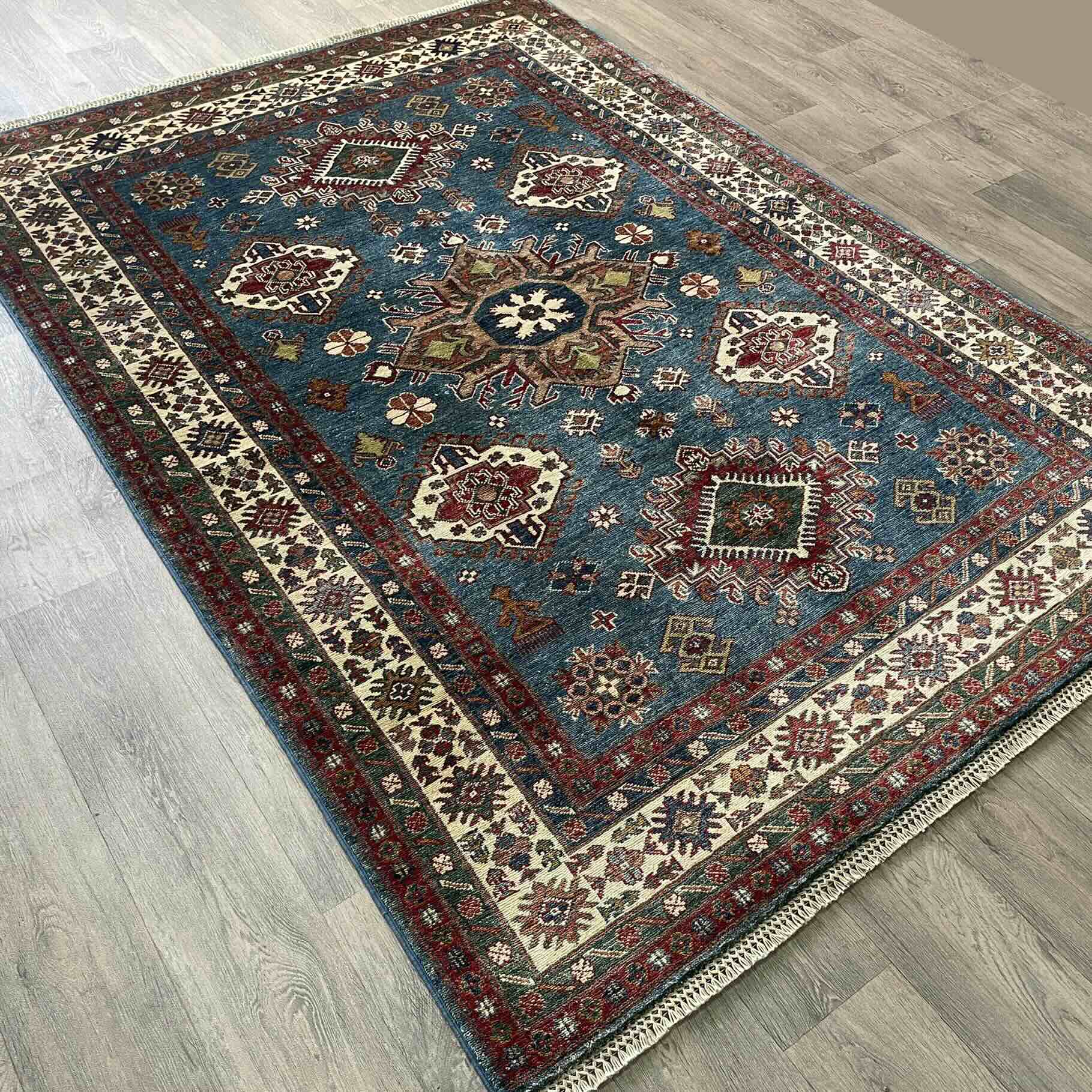 Afghan Super Kazak Fine Rug