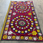 Uzbek Suzani Bed Throw